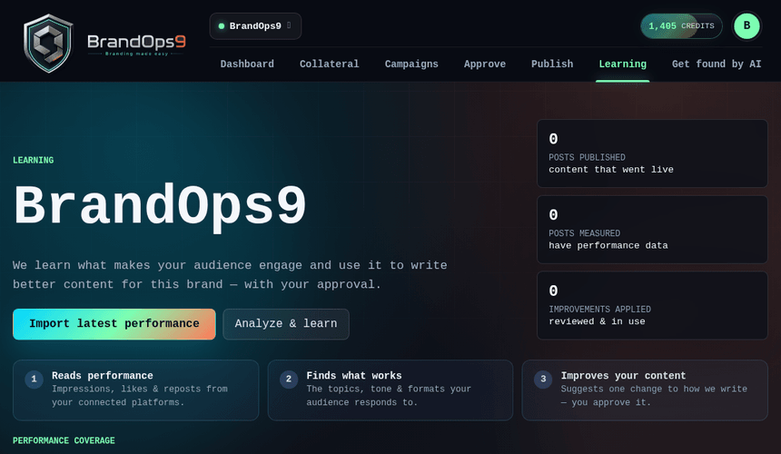Screenshot of the The learning loop: content that improves screen
